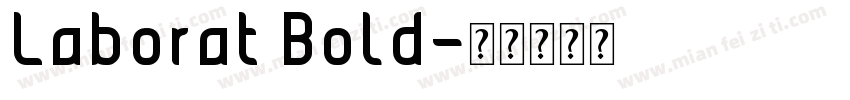 Laborat Bold字体转换